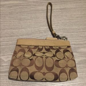 Authentic Coach Wristlet